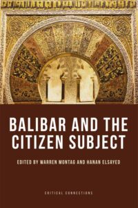 Book cover of "Balibar and the Citizen Subject "